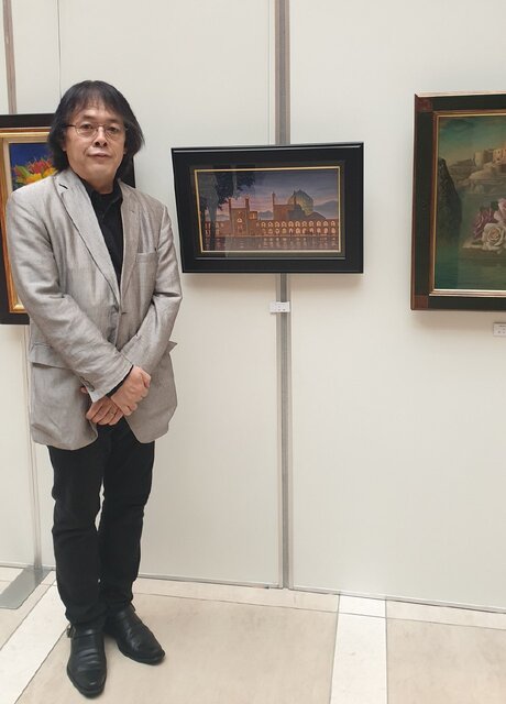 نقاش ژاپنی بدون سفر به ایران مسجد امام اصفهان را خلق کرد